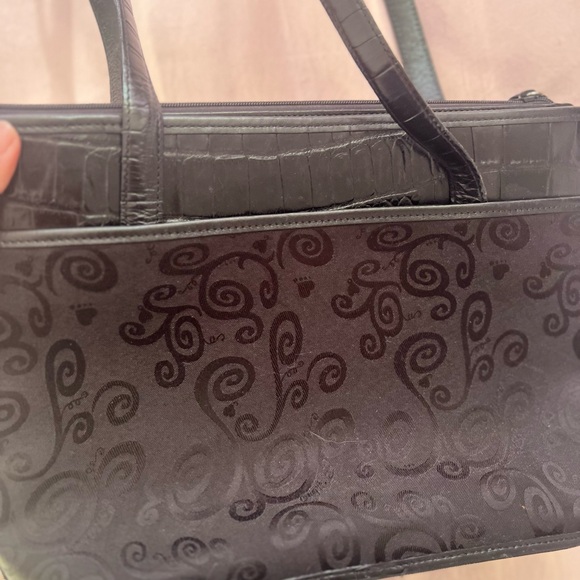 Brighton Dog Motif with Charms Handbag with Black Trim - Picture 6 of 9